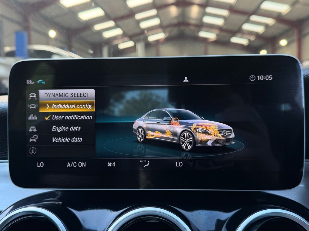 USED 2018 68 MERCEDES-BENZ C-CLASS 1.5 C200 MHEV EQ Boost Sport (Premium) Saloon 4dr Petrol G-Tronic+ Euro 6 (s/s) (198 ps) 4 Services|Camera|Rear & Front Sensors|SatNav|Heated Seats|