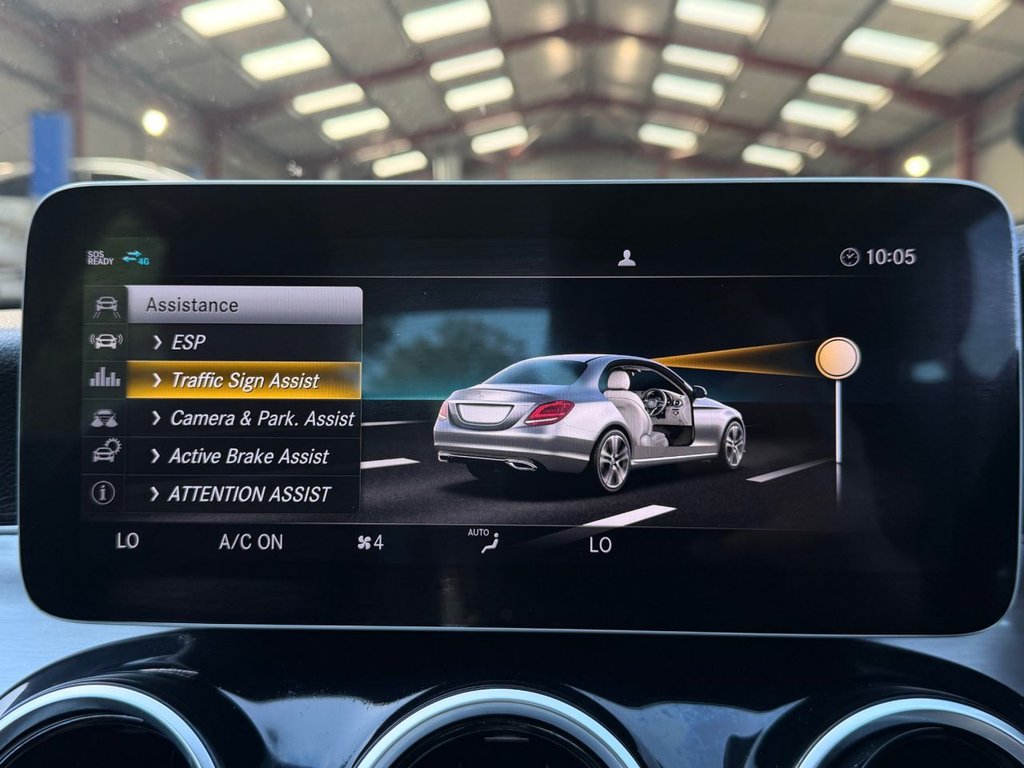 USED 2018 68 MERCEDES-BENZ C-CLASS 1.5 C200 MHEV EQ Boost Sport (Premium) Saloon 4dr Petrol G-Tronic+ Euro 6 (s/s) (198 ps) 4 Services|Camera|Rear & Front Sensors|SatNav|Heated Seats|