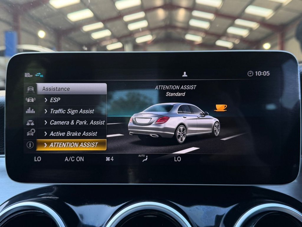USED 2018 68 MERCEDES-BENZ C-CLASS 1.5 C200 MHEV EQ Boost Sport (Premium) Saloon 4dr Petrol G-Tronic+ Euro 6 (s/s) (198 ps) 4 Services|Camera|Rear & Front Sensors|SatNav|Heated Seats|