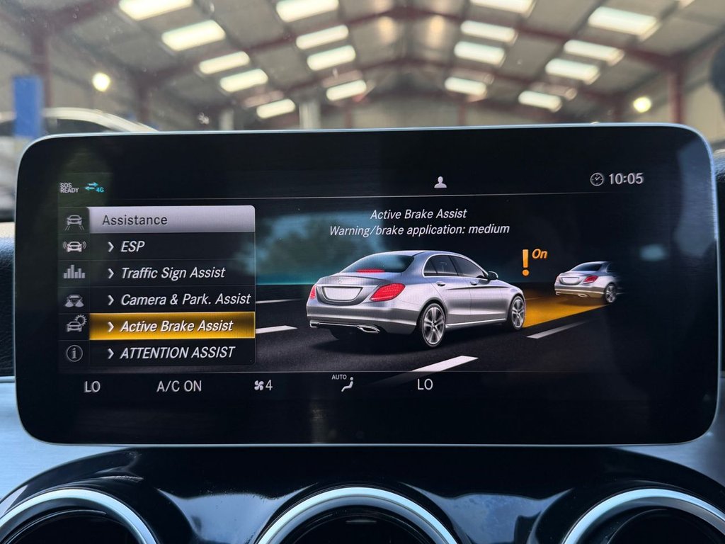 USED 2018 68 MERCEDES-BENZ C-CLASS 1.5 C200 MHEV EQ Boost Sport (Premium) Saloon 4dr Petrol G-Tronic+ Euro 6 (s/s) (198 ps) 4 Services|Camera|Rear & Front Sensors|SatNav|Heated Seats|