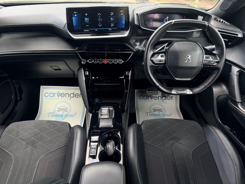 USED 2023 23 PEUGEOT E-2008 50kWh GT Premium SUV 5dr Electric Auto (7kW Charger) (136 ps) 1 Owner|SatNav|Camera|Apple CarPlay/Android Auto|Cruise|