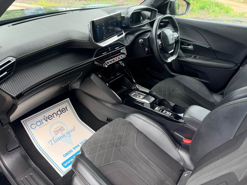 USED 2023 23 PEUGEOT E-2008 50kWh GT Premium SUV 5dr Electric Auto (7kW Charger) (136 ps) 1 Owner|SatNav|Camera|Apple CarPlay/Android Auto|Cruise|