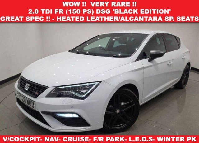 2020 SEAT LEON 2.0 TDI FR Black Edition Hatchback 5dr Diesel DSG Euro 6 (s/s) (150 ps) &pound;15750.00
