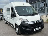 USED 2021 21 CITROEN RELAY 2.2 BlueHDi 35 Enterprise Crew Van Double Cab 5dr Diesel Manual L3 H2 Euro 6 (s/s) (140 ps) 