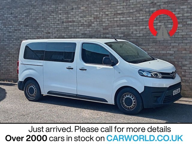 View our Toyota Proace Verso 1.5D Medium MPV 6dr Diesel Manual MWB Euro 6 (s/s) (9 Seat) (120 ps)