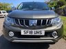USED 2018 18 MITSUBISHI L200 2.4 DI-D DC Warrior 4WD Euro 6 4dr 