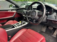 USED 2019 11 KIA STINGER 2.2 CRDi GT-Line Gran Turismo 5dr Diesel Auto Euro 6 (s/s) (197 bhp) NAV + CARPLAY + RED LEATHER HEATED SEATS + STEERING + CRUISE