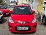 USED 2009 59 HYUNDAI I10 1.2 Comfort Hatchback 5dr Petrol Manual Euro 4 (77 bhp) IDEAL NEW DRIVER CAR + SERVICE HISTORY + FRESH SERVICE + NEW MOT + CHEAP AND ECO TO RUN + AVERAGE 56 MPG + &pound;35 ROAD TAX + INSURANCE GROUP 11 + SOLID RED COLOUR + SPEC INCLUDES ALLOY WHEELS, FRONT FOGLIGHTS, CLOTH INTERIOR, REMOTE LOCKING, ELECTRIC WINDOWS, A/C, CD/ RADIO/ AUX + 3 MONTHS WARRANTY + 12 MONTHS AA BREAKDOWN COVER INCLUDED
