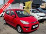 USED 2009 59 HYUNDAI I10 1.2 Comfort Hatchback 5dr Petrol Manual Euro 4 (77 bhp) IDEAL NEW DRIVER CAR + SERVICE HISTORY + FRESH SERVICE + NEW MOT + CHEAP AND ECO TO RUN + AVERAGE 56 MPG + &pound;35 ROAD TAX + INSURANCE GROUP 11 + SOLID RED COLOUR + SPEC INCLUDES ALLOY WHEELS, FRONT FOGLIGHTS, CLOTH INTERIOR, REMOTE LOCKING, ELECTRIC WINDOWS, A/C, CD/ RADIO/ AUX + 3 MONTHS WARRANTY + 12 MONTHS AA BREAKDOWN COVER INCLUDED