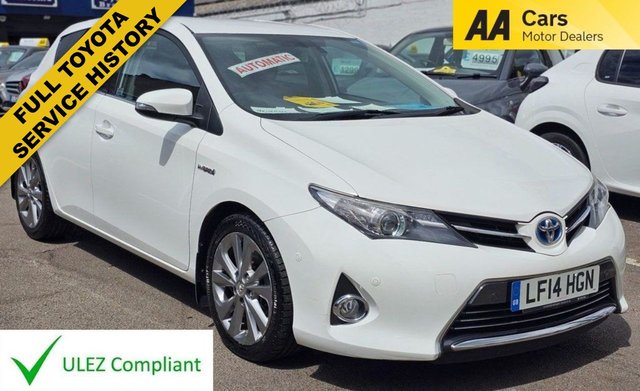 2014 TOYOTA AURIS AUTOMATIC 1.8 VVT H EXCEL HATCHBACK 5DR PETROL HYBRID CVT EURO 5... photo