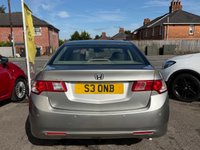 USED 2009 S HONDA ACCORD 2.2 i-DTEC EX Saloon 4dr Diesel Auto Euro 5 (150 ps) NICE LOW MILEAGE AUTOMATIC ACCORD + SERVICE HISTORY + FRESH SERVICE + NEW MOT + CLEAN CONDITION THROUGHOUT + METALLIC SILVER COLOUR + SPEC INCLUDES FRONT AND REAR PARKING SESNORS, ALLOY WHEELS, FRONT FOGLIGHTS, LEATHER INTERIOR, ELECTRIC SEATS, ELECTRIC WINDOWS AND MIRRORS, DUAL CLIMATE CONTROL, A/C, SATNAV, SUNROOF, MULTIFUNCTION STEERING WHEEL + 3 MONTHS WARRANTY + 12 MONTHS AA BREAKDOWN COVER INCLUDED
