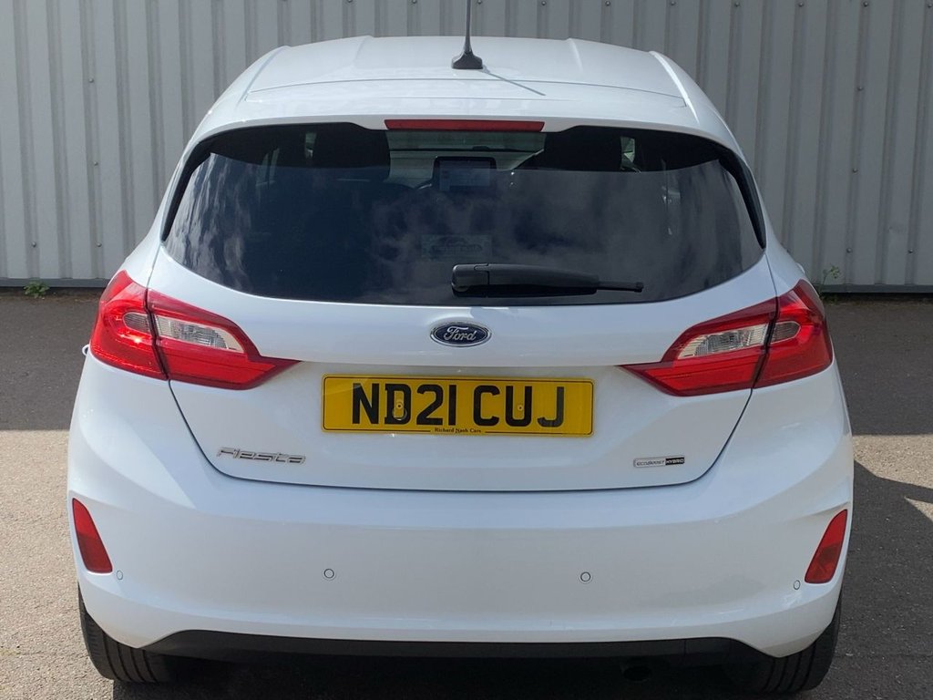 USED 2021 21 FORD FIESTA 1.0T EcoBoost MHEV Titanium Hatchback 5dr Petrol Manual Euro 6 (s/s) (125 ps) SAT NAV+CARPLAY+R/SENSORS+FSH