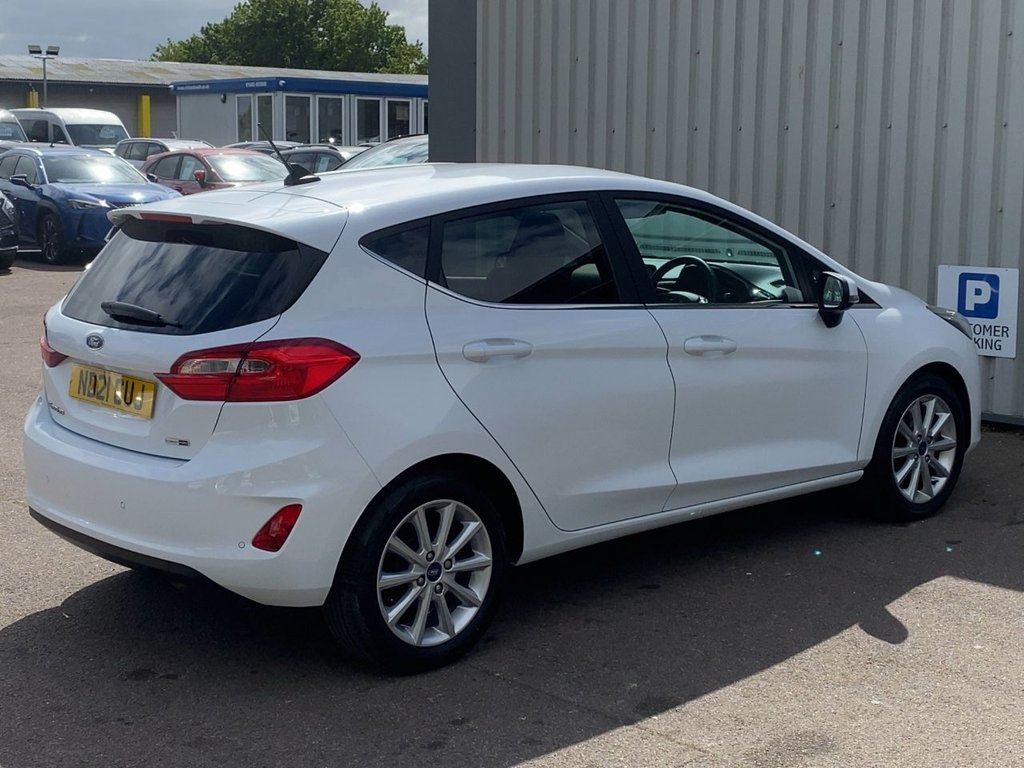 USED 2021 21 FORD FIESTA 1.0T EcoBoost MHEV Titanium Hatchback 5dr Petrol Manual Euro 6 (s/s) (125 ps) SAT NAV+CARPLAY+R/SENSORS+FSH