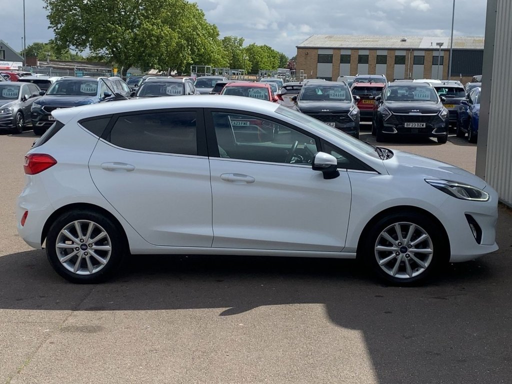USED 2021 21 FORD FIESTA 1.0T EcoBoost MHEV Titanium Hatchback 5dr Petrol Manual Euro 6 (s/s) (125 ps) SAT NAV+CARPLAY+R/SENSORS+FSH