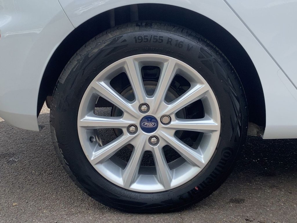 USED 2021 21 FORD FIESTA 1.0T EcoBoost MHEV Titanium Hatchback 5dr Petrol Manual Euro 6 (s/s) (125 ps) SAT NAV+CARPLAY+R/SENSORS+FSH