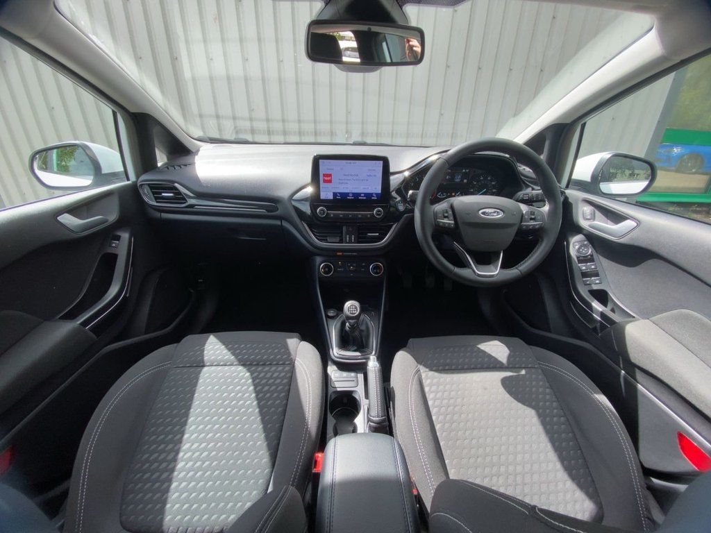 USED 2021 21 FORD FIESTA 1.0T EcoBoost MHEV Titanium Hatchback 5dr Petrol Manual Euro 6 (s/s) (125 ps) SAT NAV+CARPLAY+R/SENSORS+FSH