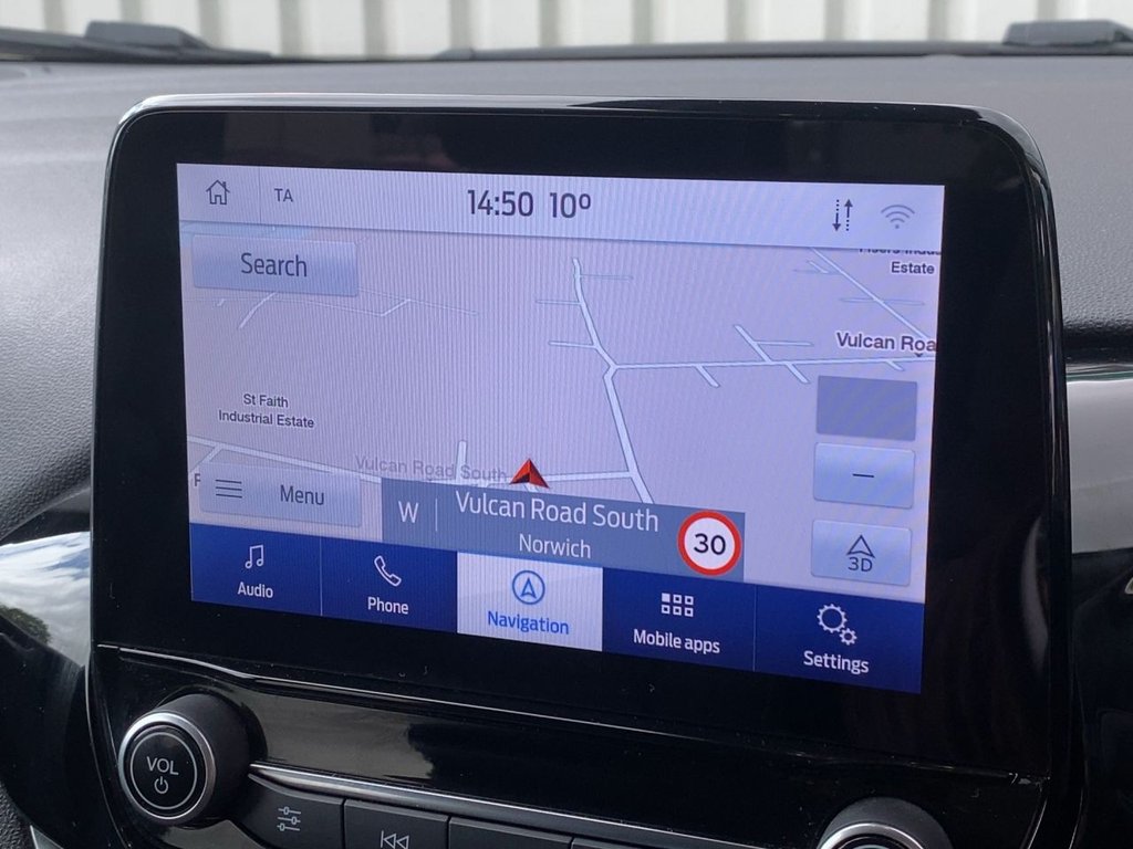 USED 2021 21 FORD FIESTA 1.0T EcoBoost MHEV Titanium Hatchback 5dr Petrol Manual Euro 6 (s/s) (125 ps) SAT NAV+CARPLAY+R/SENSORS+FSH