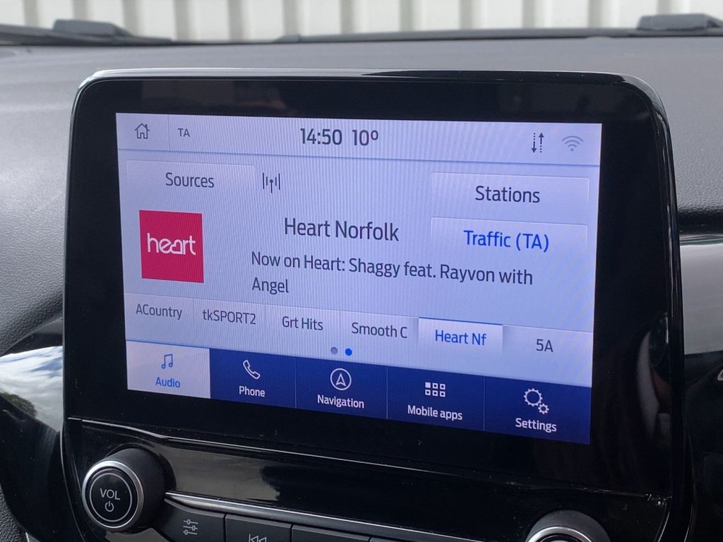 USED 2021 21 FORD FIESTA 1.0T EcoBoost MHEV Titanium Hatchback 5dr Petrol Manual Euro 6 (s/s) (125 ps) SAT NAV+CARPLAY+R/SENSORS+FSH