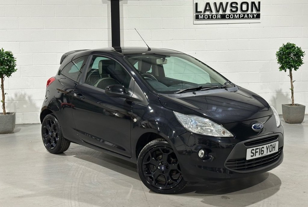 USED 2016 16 FORD KA 1.2 Zetec Black Edition Hatchback 3dr Petrol Manual Euro 6 (s/s) (69 ps) 