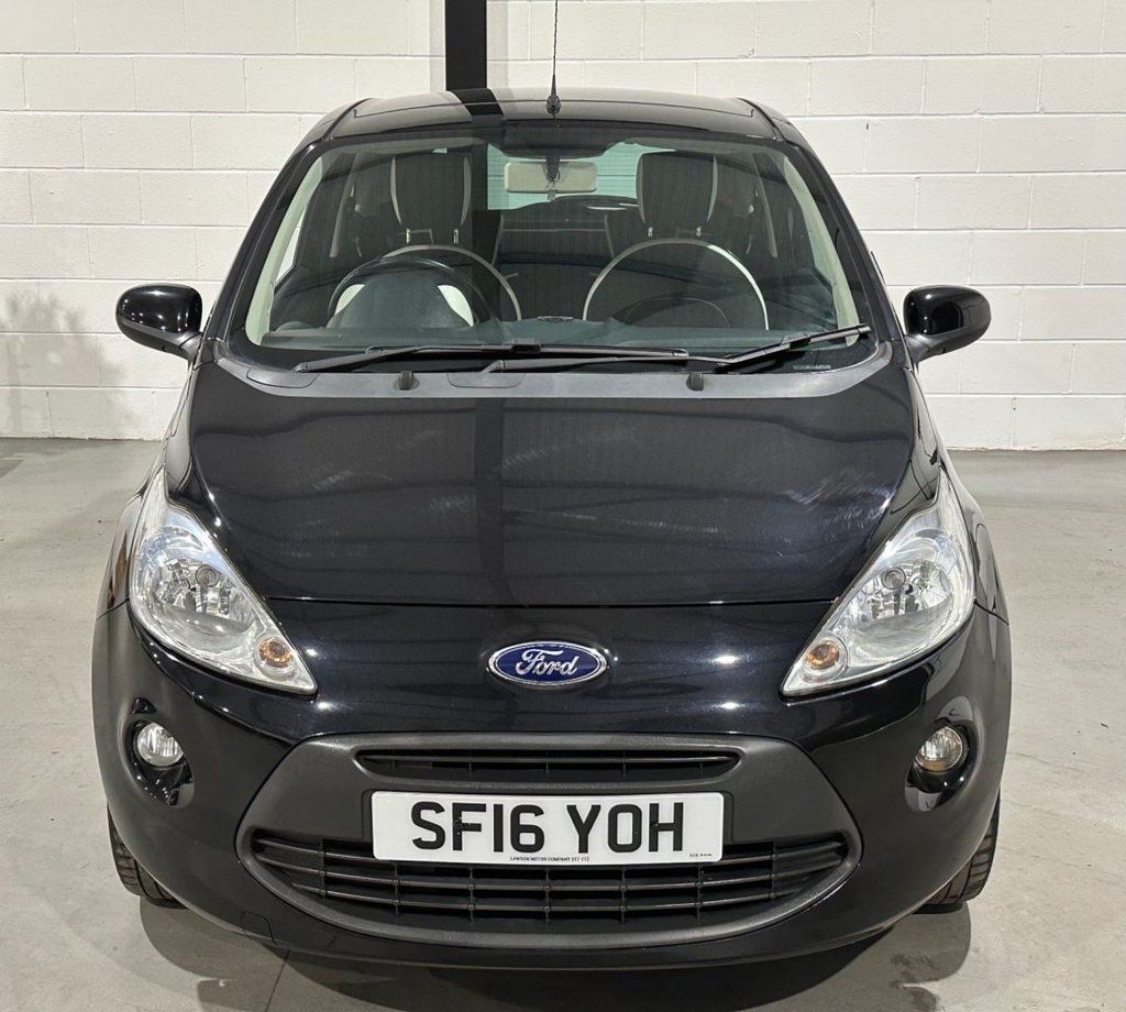 USED 2016 16 FORD KA 1.2 Zetec Black Edition Hatchback 3dr Petrol Manual Euro 6 (s/s) (69 ps) 