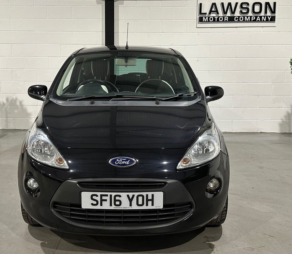 USED 2016 16 FORD KA 1.2 Zetec Black Edition Hatchback 3dr Petrol Manual Euro 6 (s/s) (69 ps) 