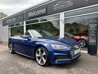 USED 2017 17 AUDI A5 CABRIOLET 2.0 TFSI S line Convertible 2dr Petrol S Tronic quattro Euro 6 (s/s) (252 ps) A BEAUTIFUL EXAMPLE THROUGHOUT