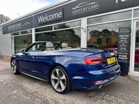 USED 2017 17 AUDI A5 CABRIOLET 2.0 TFSI S line Convertible 2dr Petrol S Tronic quattro Euro 6 (s/s) (252 ps) A BEAUTIFUL EXAMPLE THROUGHOUT