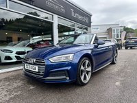 USED 2017 17 AUDI A5 CABRIOLET 2.0 TFSI S line Convertible 2dr Petrol S Tronic quattro Euro 6 (s/s) (252 ps) A BEAUTIFUL EXAMPLE THROUGHOUT