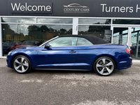 USED 2017 17 AUDI A5 CABRIOLET 2.0 TFSI S line Convertible 2dr Petrol S Tronic quattro Euro 6 (s/s) (252 ps) A BEAUTIFUL EXAMPLE THROUGHOUT