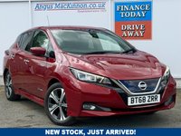 USED 2018 68 NISSAN LEAF 40kWh Tekna Hatchback 5dr Electric Auto (150 ps) 360 CAMERAS + HEATED WHEEL