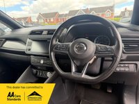 USED 2018 68 NISSAN LEAF 40kWh Tekna Hatchback 5dr Electric Auto (150 ps) 360 CAMERAS + HEATED WHEEL