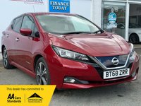 USED 2018 68 NISSAN LEAF 40kWh Tekna Hatchback 5dr Electric Auto (150 ps) 360 CAMERAS + HEATED WHEEL