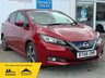 USED 2018 68 NISSAN LEAF 40kWh Tekna Hatchback 5dr Electric Auto (150 ps) 360 CAMERAS + HEATED WHEEL