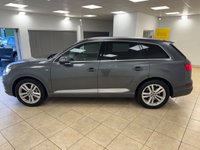 USED 2019 19 AUDI Q7 3.0 TDI V6 45 S line SUV 5dr Diesel Tiptronic quattro Euro 6 (s/s) (231 ps) BLACK DAKOTA LEATHER, SATELLITE NAVIGATION, CLIMATE CONTROL, ALLOY WHEELS, AUTO HOLD, ELECTRIC FOLDING MIRRORS, MULTI FUNCTION STEERING WHEEL, CRUISE CONTROL, ELECTRIC FRONT SEATS, FRONT & REAR PARKING SENSORS, RAIN SENSOR, DIGITAL COCKPIT, APPLE CARPLAY, BLUETOOTH, MATRIX LED LIGHTS,  DAB