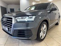 USED 2019 19 AUDI Q7 3.0 TDI V6 45 S line SUV 5dr Diesel Tiptronic quattro Euro 6 (s/s) (231 ps) BLACK DAKOTA LEATHER, SATELLITE NAVIGATION, CLIMATE CONTROL, ALLOY WHEELS, AUTO HOLD, ELECTRIC FOLDING MIRRORS, MULTI FUNCTION STEERING WHEEL, CRUISE CONTROL, ELECTRIC FRONT SEATS, FRONT & REAR PARKING SENSORS, RAIN SENSOR, DIGITAL COCKPIT, APPLE CARPLAY, BLUETOOTH, MATRIX LED LIGHTS,  DAB