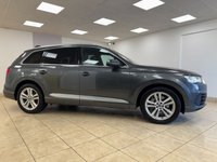 USED 2019 19 AUDI Q7 3.0 TDI V6 45 S line SUV 5dr Diesel Tiptronic quattro Euro 6 (s/s) (231 ps) BLACK DAKOTA LEATHER, SATELLITE NAVIGATION, CLIMATE CONTROL, ALLOY WHEELS, AUTO HOLD, ELECTRIC FOLDING MIRRORS, MULTI FUNCTION STEERING WHEEL, CRUISE CONTROL, ELECTRIC FRONT SEATS, FRONT & REAR PARKING SENSORS, RAIN SENSOR, DIGITAL COCKPIT, APPLE CARPLAY, BLUETOOTH, MATRIX LED LIGHTS,  DAB