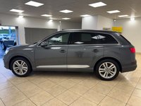 USED 2019 19 AUDI Q7 3.0 TDI V6 45 S line SUV 5dr Diesel Tiptronic quattro Euro 6 (s/s) (231 ps) BLACK DAKOTA LEATHER, SATELLITE NAVIGATION, CLIMATE CONTROL, ALLOY WHEELS, AUTO HOLD, ELECTRIC FOLDING MIRRORS, MULTI FUNCTION STEERING WHEEL, CRUISE CONTROL, ELECTRIC FRONT SEATS, FRONT & REAR PARKING SENSORS, RAIN SENSOR, DIGITAL COCKPIT, APPLE CARPLAY, BLUETOOTH, MATRIX LED LIGHTS,  DAB