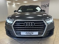 USED 2019 19 AUDI Q7 3.0 TDI V6 45 S line SUV 5dr Diesel Tiptronic quattro Euro 6 (s/s) (231 ps) BLACK DAKOTA LEATHER, SATELLITE NAVIGATION, CLIMATE CONTROL, ALLOY WHEELS, AUTO HOLD, ELECTRIC FOLDING MIRRORS, MULTI FUNCTION STEERING WHEEL, CRUISE CONTROL, ELECTRIC FRONT SEATS, FRONT & REAR PARKING SENSORS, RAIN SENSOR, DIGITAL COCKPIT, APPLE CARPLAY, BLUETOOTH, MATRIX LED LIGHTS,  DAB