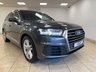 USED 2019 19 AUDI Q7 3.0 TDI V6 45 S line SUV 5dr Diesel Tiptronic quattro Euro 6 (s/s) (231 ps) BLACK DAKOTA LEATHER, SATELLITE NAVIGATION, CLIMATE CONTROL, ALLOY WHEELS, AUTO HOLD, ELECTRIC FOLDING MIRRORS, MULTI FUNCTION STEERING WHEEL, CRUISE CONTROL, ELECTRIC FRONT SEATS, FRONT & REAR PARKING SENSORS, RAIN SENSOR, DIGITAL COCKPIT, APPLE CARPLAY, BLUETOOTH, MATRIX LED LIGHTS,  DAB