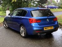 USED 2018 67 BMW 1 SERIES 1.5 116d M Sport Hatchback 5dr Diesel Manual Euro 6 (s/s) (116 ps) ESTORIL BLUE-CLOTH ALCANTARA-BLUETOOTH-SAT NAV-PARKING AID