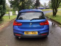 USED 2018 67 BMW 1 SERIES 1.5 116d M Sport Hatchback 5dr Diesel Manual Euro 6 (s/s) (116 ps) ESTORIL BLUE-CLOTH ALCANTARA-BLUETOOTH-SAT NAV-PARKING AID
