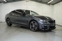 USED 2020 69 BMW 4 SERIES GRAN COUPE 2.0 420d M Sport Hatchback 5dr Diesel Auto xDrive Euro 6 (s/s) (190 ps) Mineral Grey / Red Leather