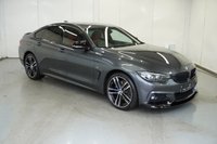 USED 2020 69 BMW 4 SERIES GRAN COUPE 2.0 420d M Sport Hatchback 5dr Diesel Auto xDrive Euro 6 (s/s) (190 ps) Mineral Grey / Red Leather