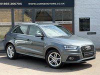 USED 2014 64 AUDI Q3 S-LINE 2.0 TFSI 170PS QUATTRO 6 SPEED MANUAL 4WD 4X4 SUV QUATTRO 4WD * FULL SERVICE HISTORY * FRONT & REAR PARK AID * CRUISE * CLIMATE