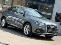 USED 2014 64 AUDI Q3 S-LINE 2.0 TFSI 170PS QUATTRO 6 SPEED MANUAL 4WD 4X4 SUV QUATTRO 4WD * FULL SERVICE HISTORY * FRONT & REAR PARK AID * CRUISE * CLIMATE