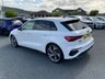 USED 2023 73 AUDI S3 2.0 TFSI Black Edition Sportback 5dr Petrol S Tronic quattro Euro 6 (s/s) (310 ps) 