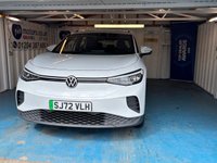 USED 2022 72 VOLKSWAGEN ID.4 Pure 52kWh Life SUV 5dr Electric Auto (148 ps)+2 CABLES+1 OWNER FROM NEW+NAV+HISTORY+HALF LEATHER HEATED SEATS+HEATED MIRRORS+AUTO LED LIGHTS+PRIVACY+CLIMATE+PARK CONTROL+MEDIA+ASSISTANCE PACK+INFO PACK+18