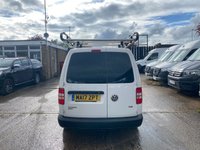 USED 2017 17 VOLKSWAGEN CADDY 1.6 TDI C20 STARTLINE L1 SWB 100BHP. EURO 6 ULEZ. ROOF RACK. AIRCON. PX. STARTLINE. AIRCON. EURO 6 ULEZ. ROOF RACK.