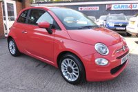 USED 2016 66 FIAT 500 1.2 ECO Pop Star Hatchback 3dr Petrol Manual Euro 6 (s/s) (69 bhp) 
