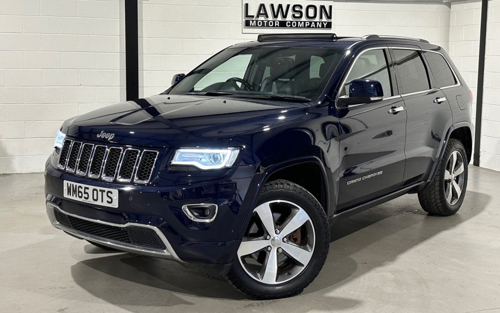 USED 2015 65 JEEP GRAND CHEROKEE 3.0 V6 CRD Overland SUV 5dr Diesel Auto 4WD Euro 6 (247 bhp) 